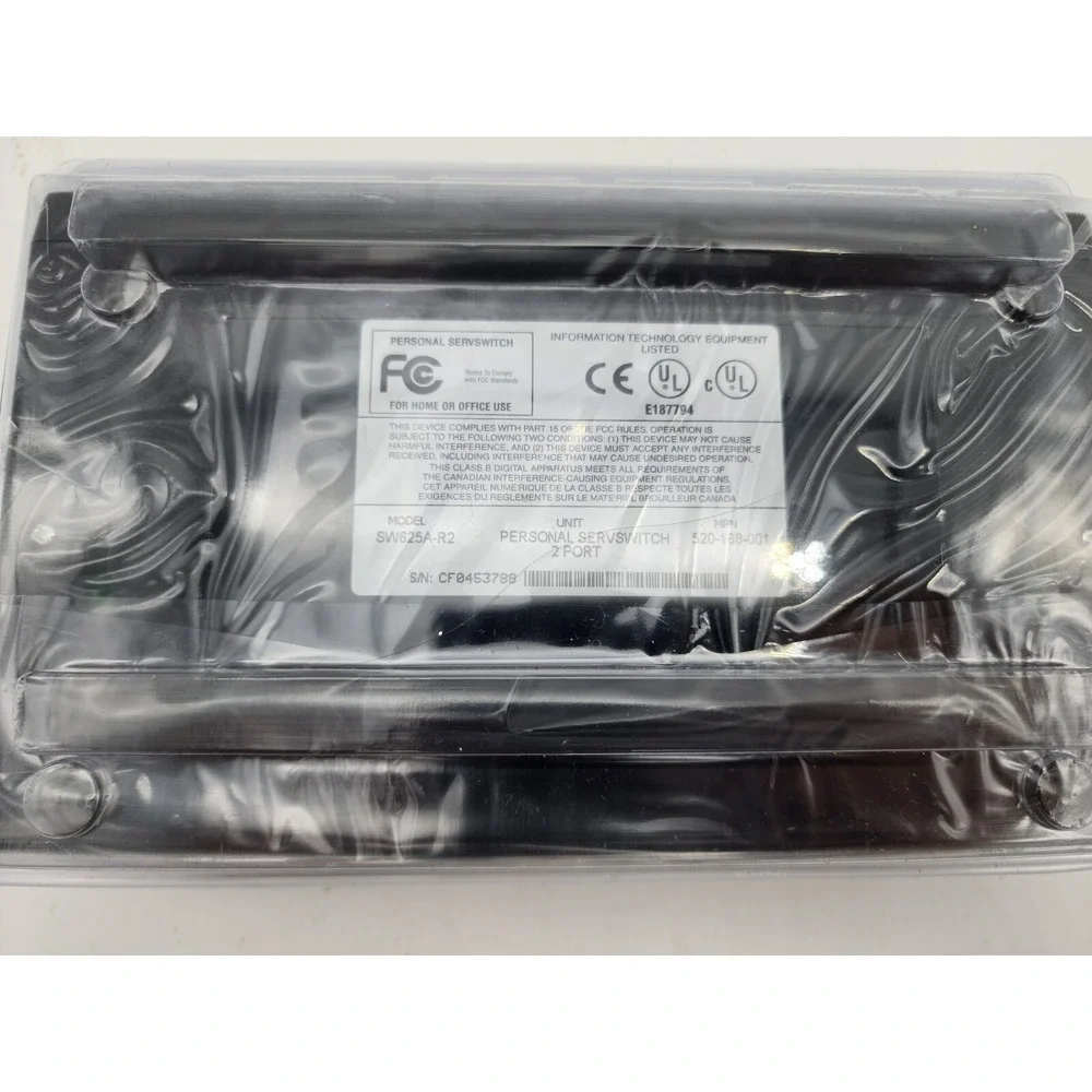 Black Box 520-168-001 ServSwitch 2-Port KVM Switch Model SW625A-R2